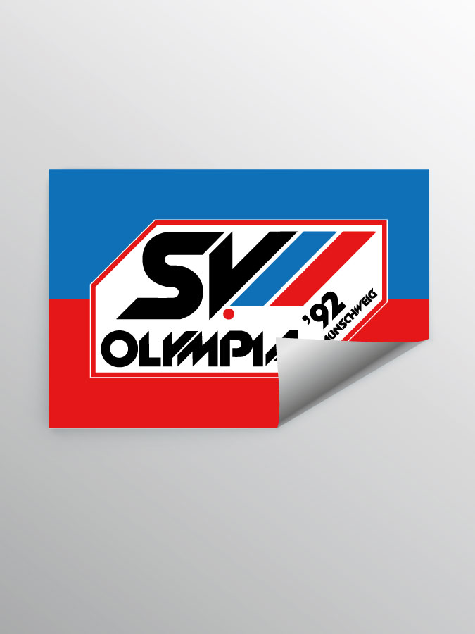 Aufkleber DIN A7 Logo