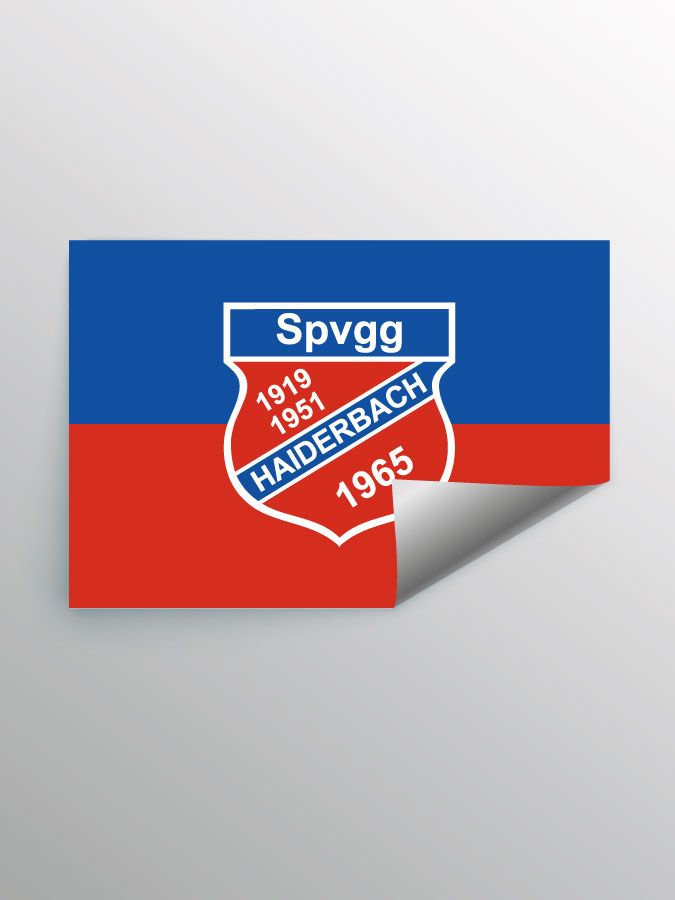 Aufkleber DIN A7 Logo