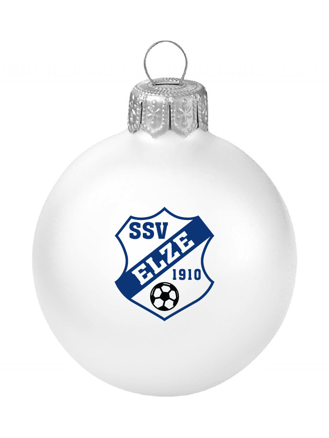 Weihnachtskugel Logo 8cm