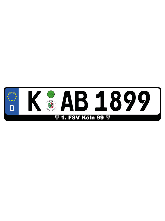 Kennzeichenhalter Kalden (2er Set)