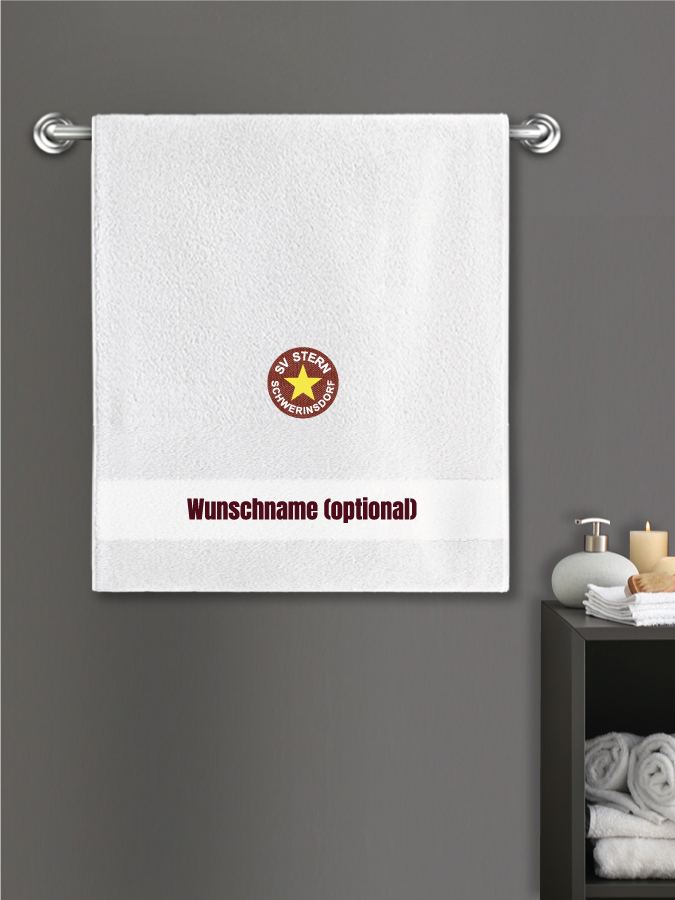 Badehandtuch Team Sticklogo