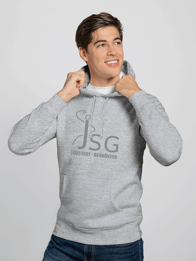 Hoodie All Grey Herren