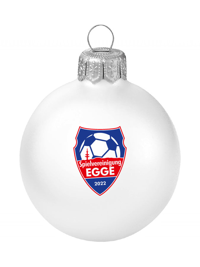Weihnachtskugel Logo 8cm