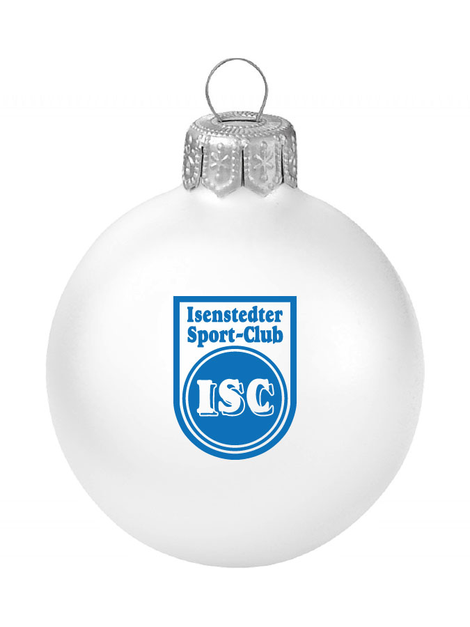 Weihnachtskugel Logo 8cm