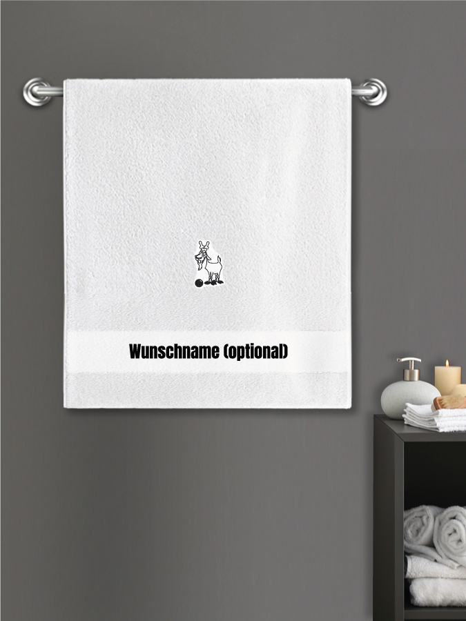 Badehandtuch Team Sticklogo