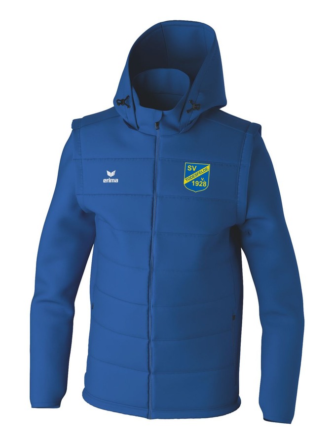 Erima Team Jacke mit abnehmbaren Ärmeln