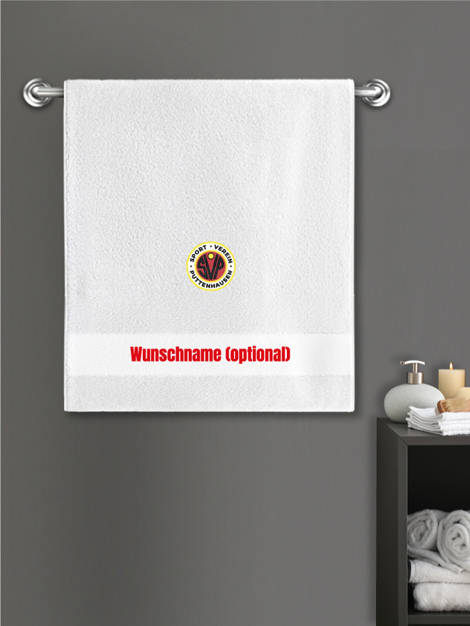 Badehandtuch Team Sticklogo