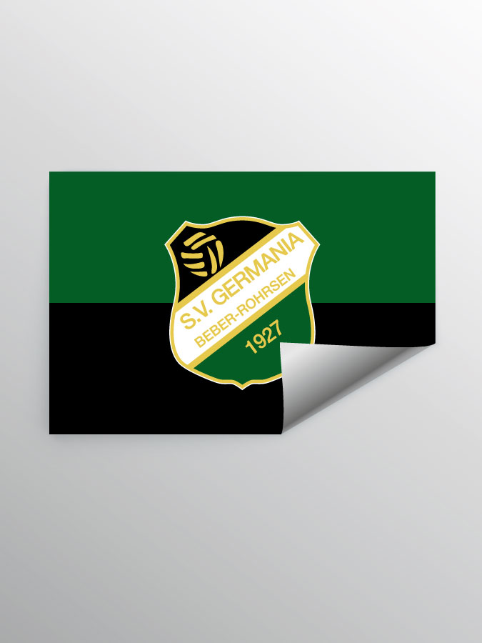 Aufkleber DIN A7 Logo