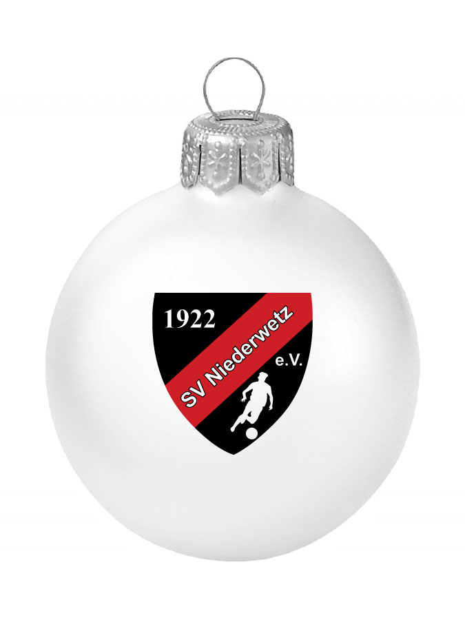 Weihnachtskugel Logo 8cm