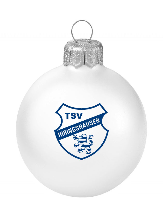 Weihnachtskugel Logo 8cm