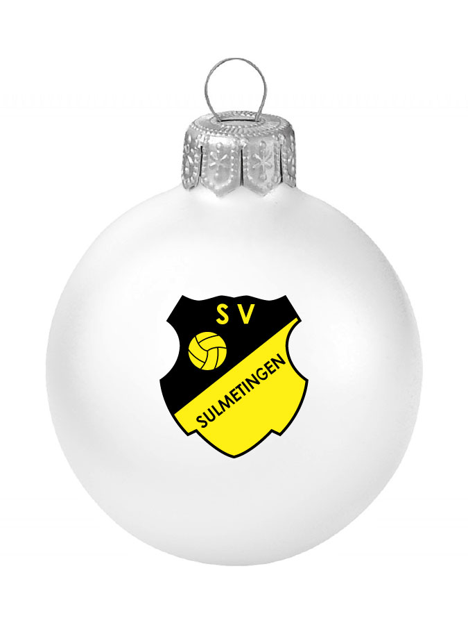 Weihnachtskugel Logo 8cm