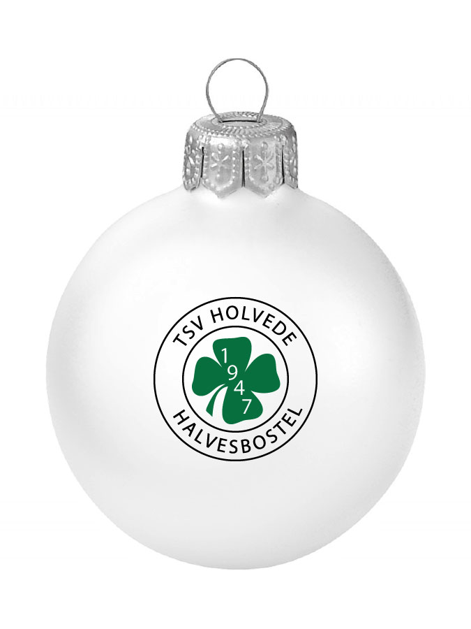 Weihnachtskugel Logo 8cm