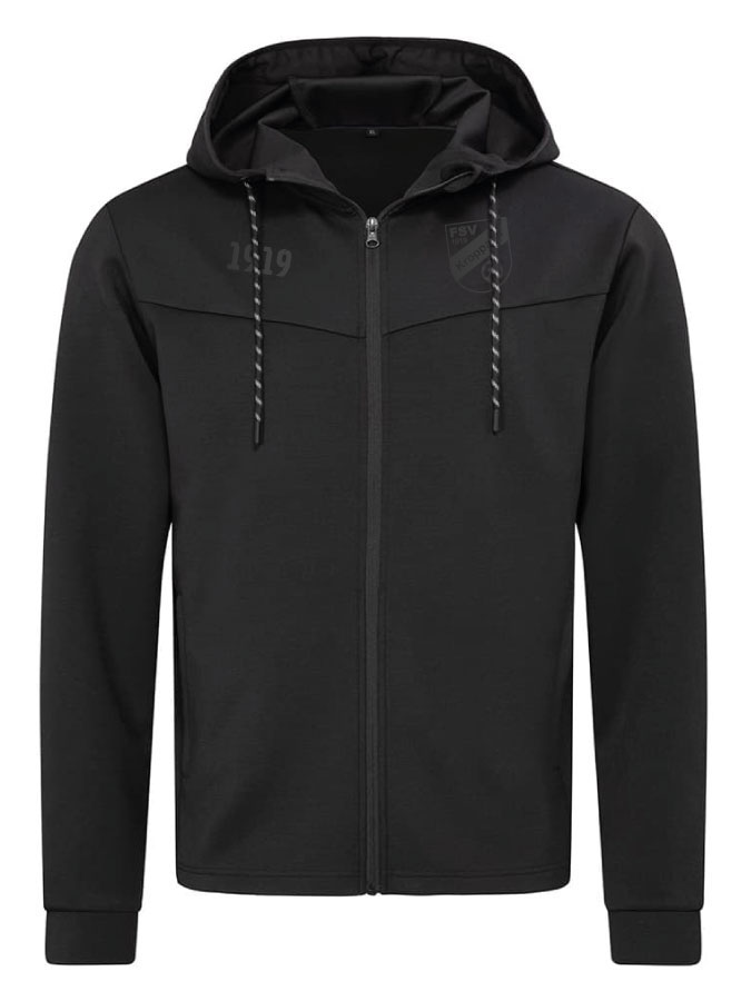 Recycelte Jacke All Black Herren