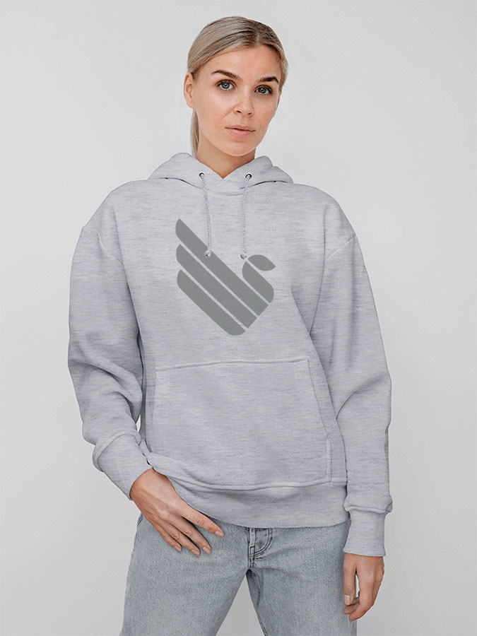 Hoodie All Grey Unisex
