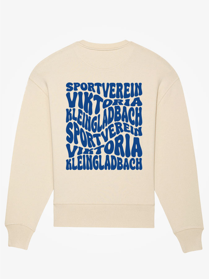 Sweatshirt Oversized Wavy Herren