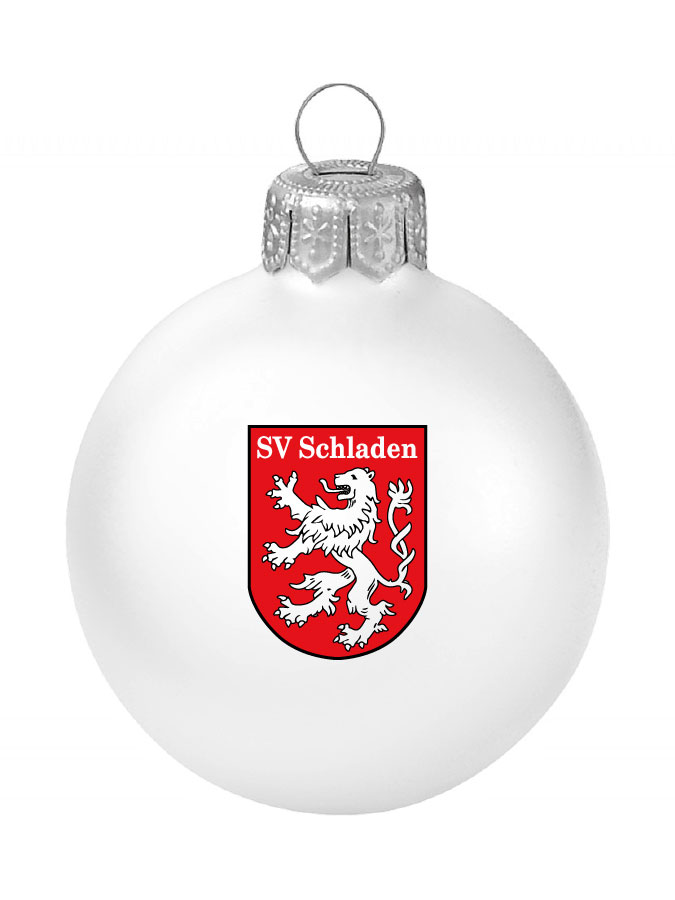 Weihnachtskugel Logo 8cm