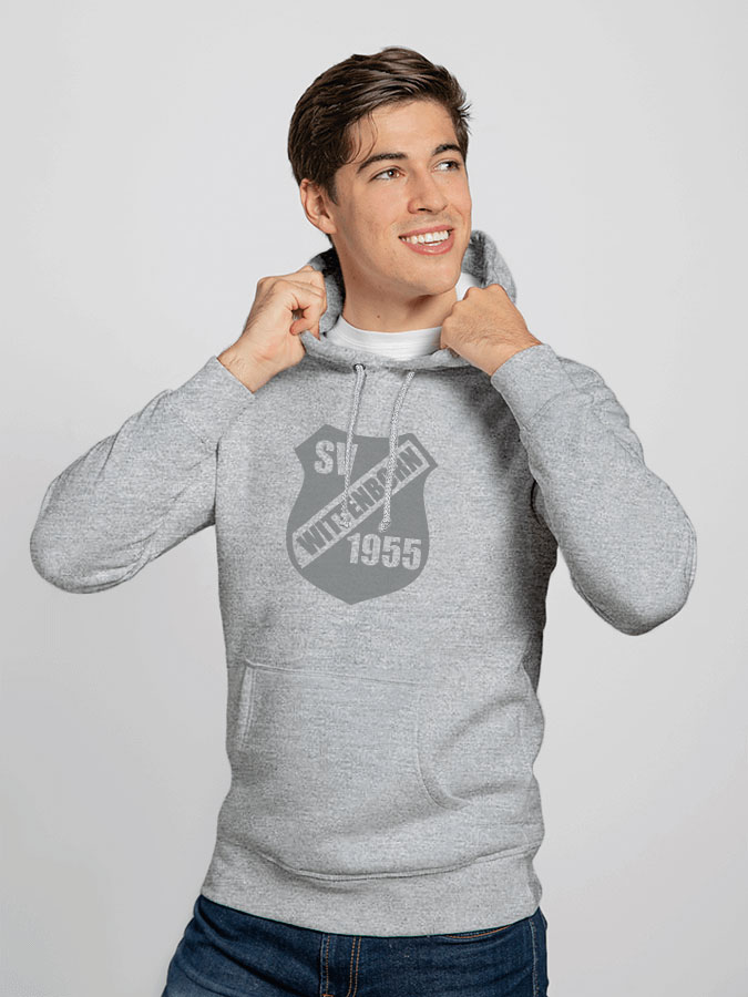 Hoodie All Grey Herren