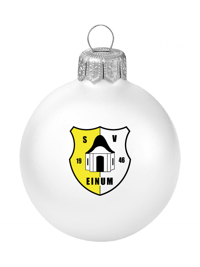 Weihnachtskugel Logo 8cm