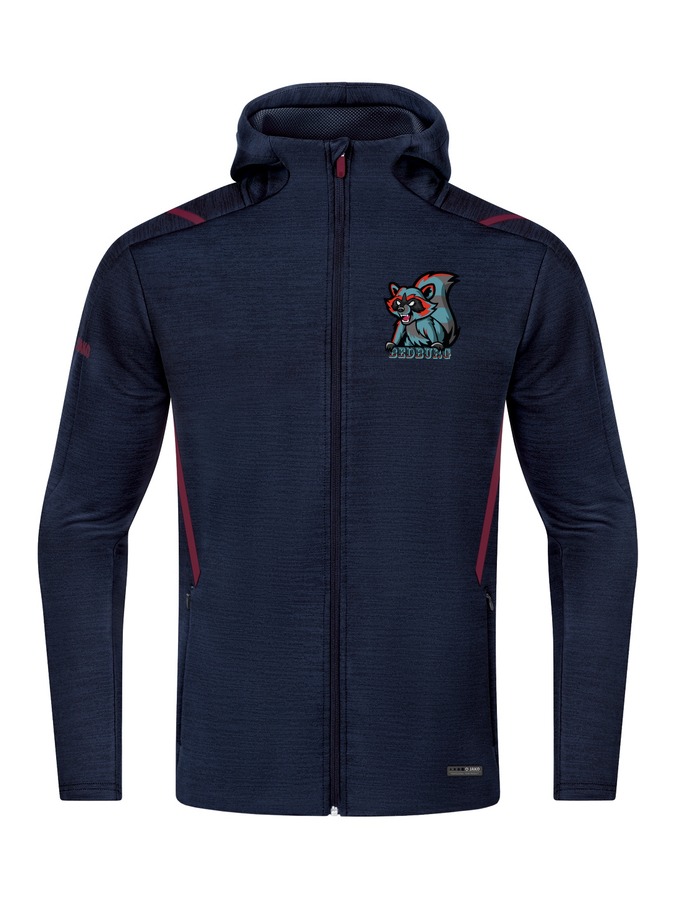 Jako Freizeitjacke Challenge mit Kapuze