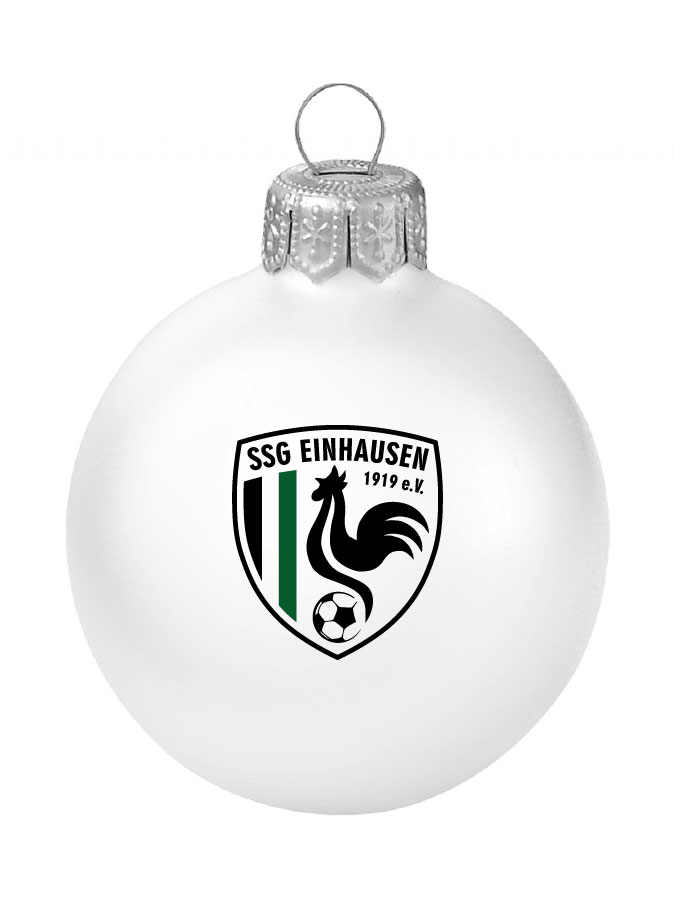 Weihnachtskugel Logo 8cm
