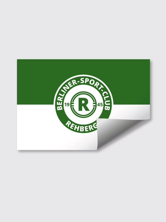 Aufkleber DIN A7 Logo