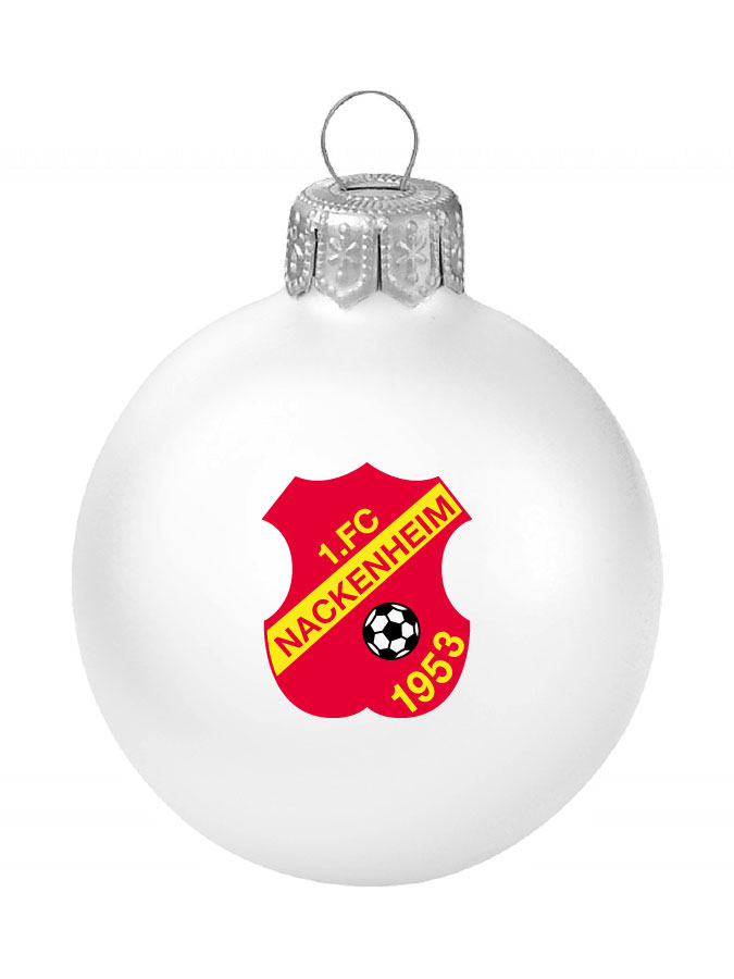 Weihnachtskugel Logo 8cm