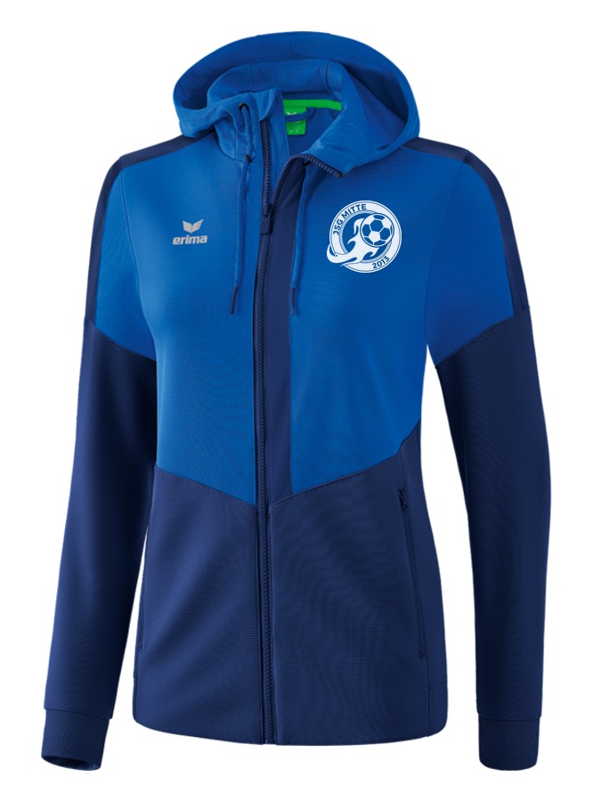 Erima Squad Trainingsjacke mit Kapuze Damen