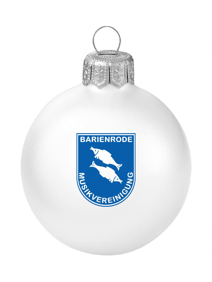 Weihnachtskugel Logo 8cm