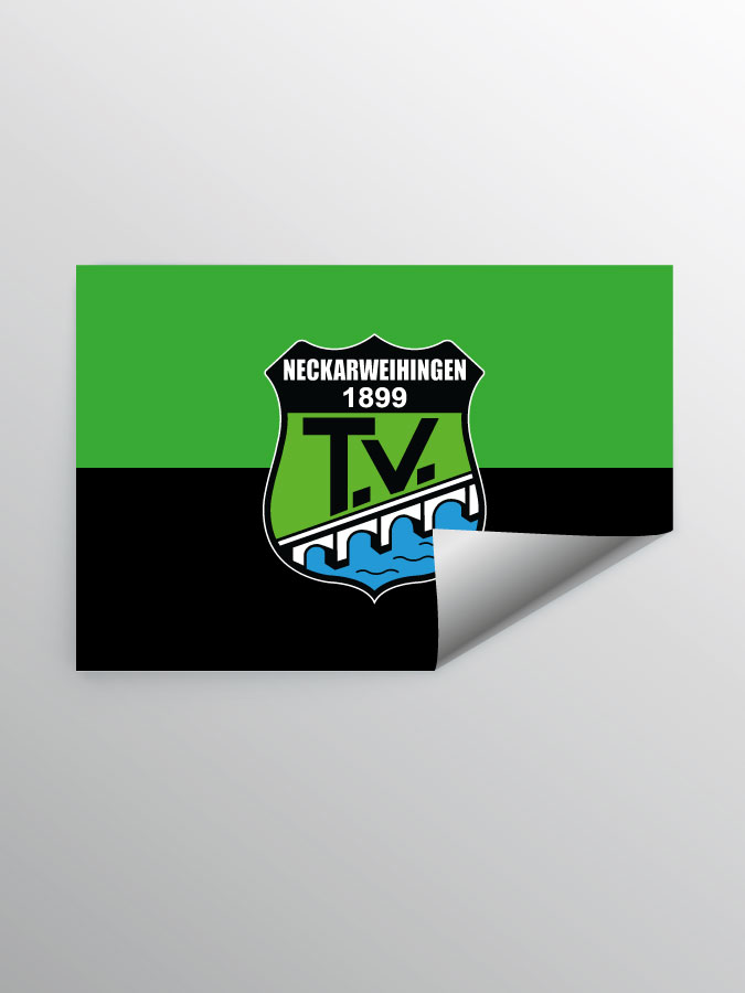 Aufkleber DIN A7 Logo
