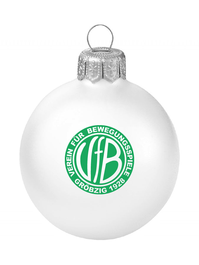 Weihnachtskugel Logo 8cm