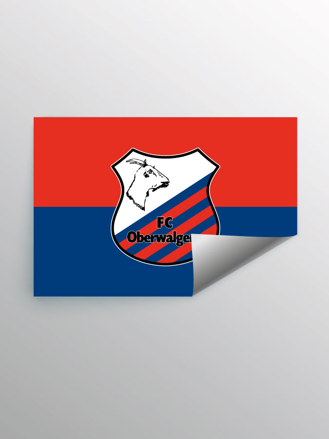 Aufkleber DIN A7 Logo