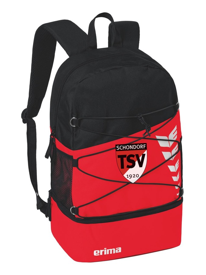 Erima Six Wings Rucksack mit Bodenfach