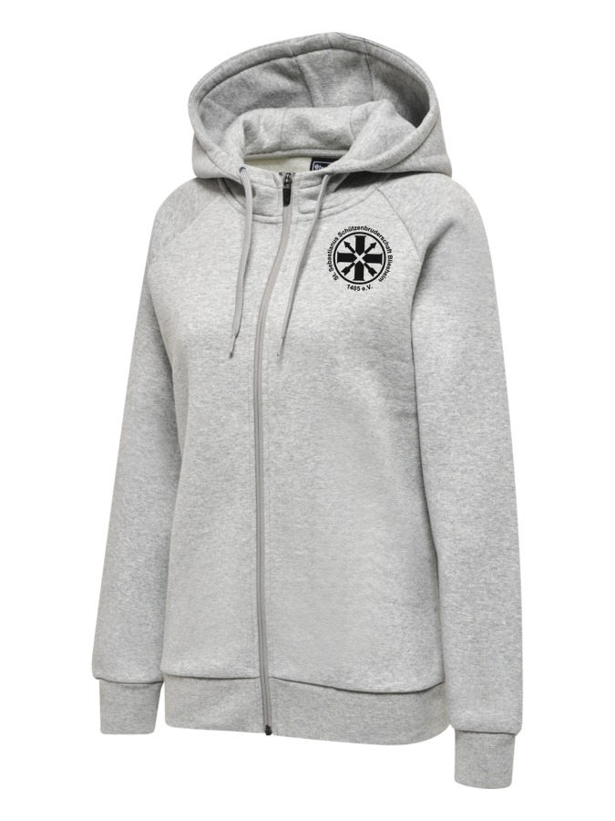 Hummel Red Heavy Zip Hoodie Damen