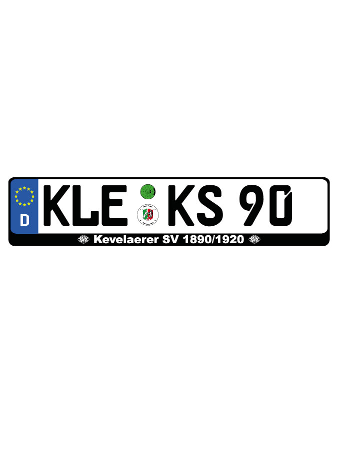 Kennzeichenhalter Kalden (2er Set)