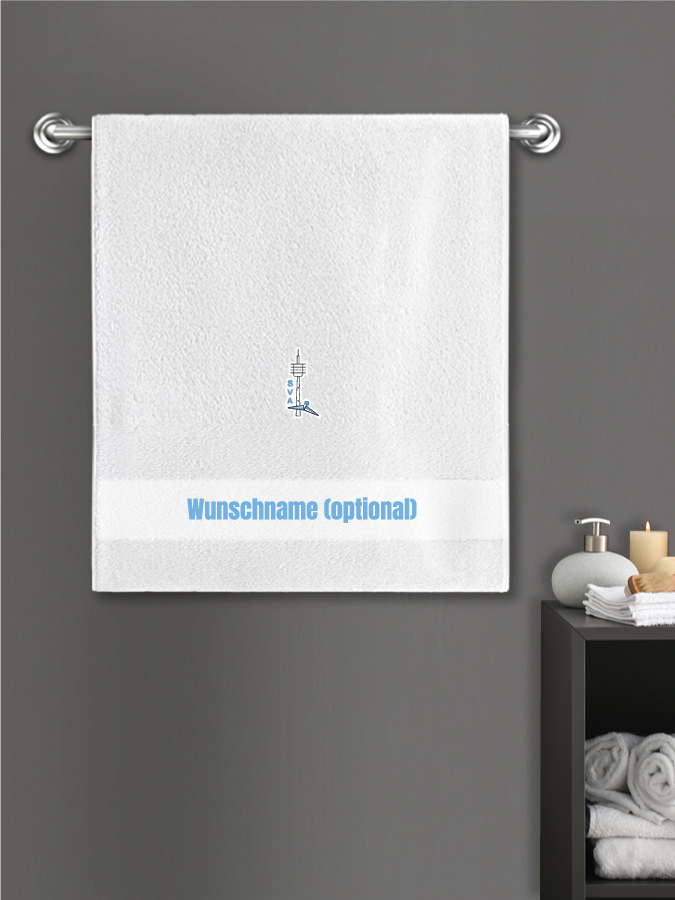 Badehandtuch Team Sticklogo