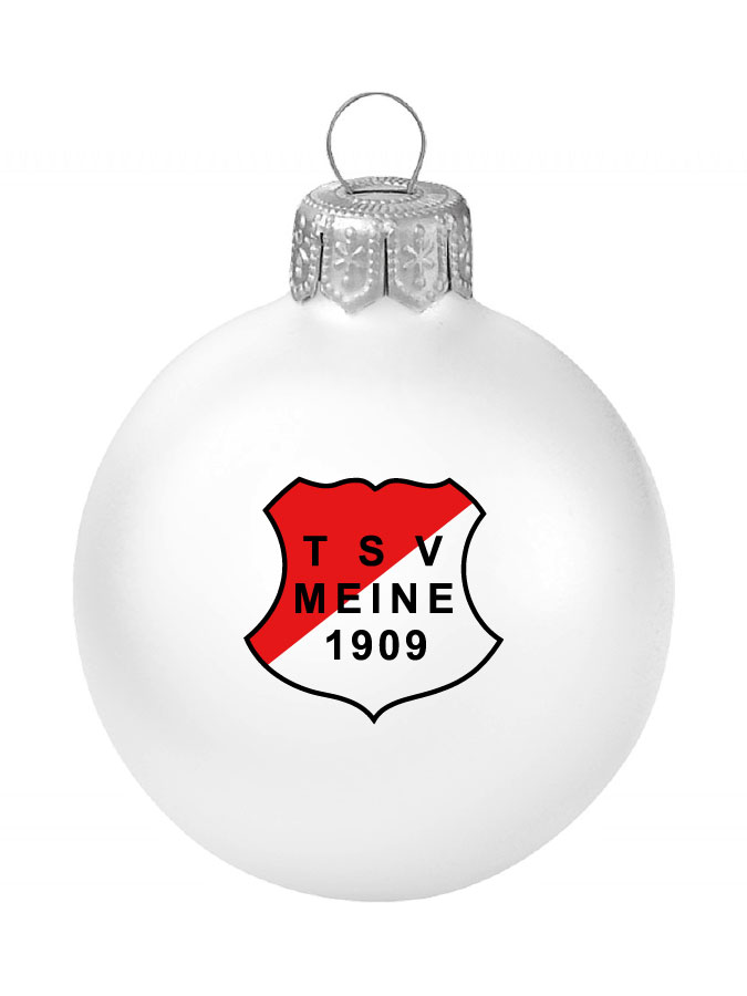 Weihnachtskugel Logo 8cm