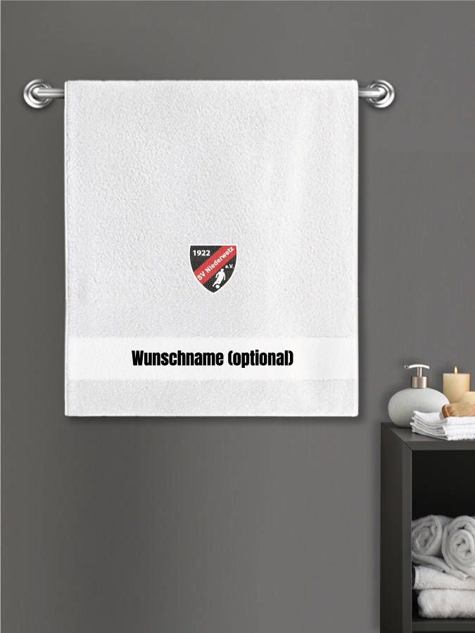 Badehandtuch Team Sticklogo