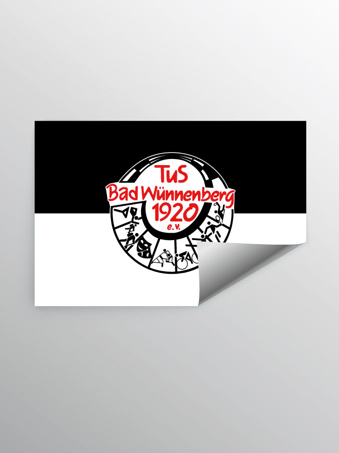 Aufkleber DIN A7 Logo
