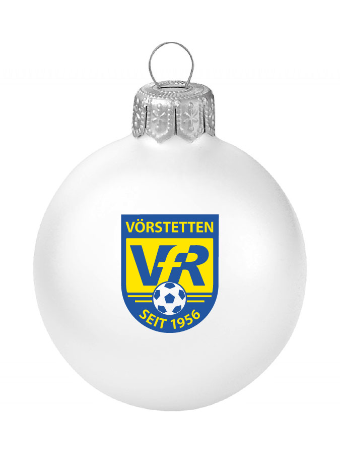 Weihnachtskugel Logo 8cm