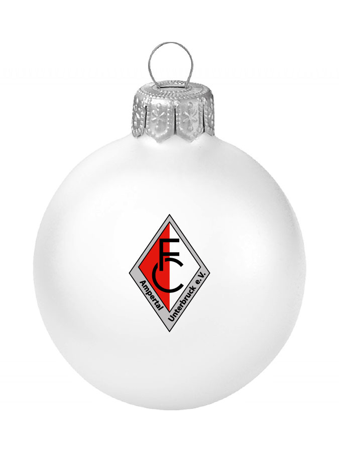 Weihnachtskugel Logo 8cm