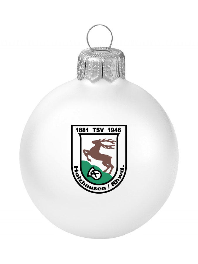 Weihnachtskugel Logo 8cm
