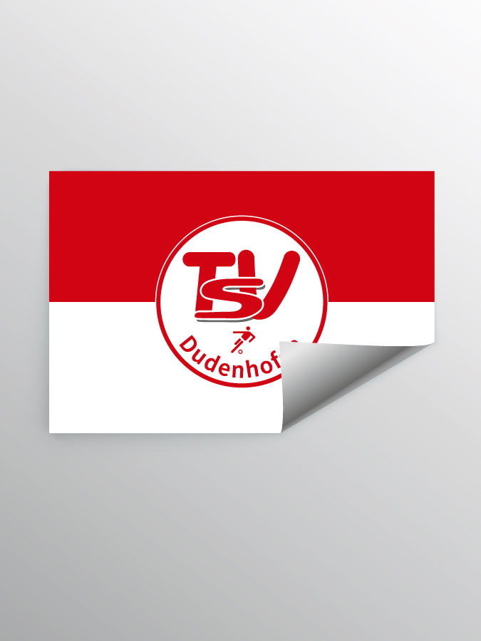 Aufkleber DIN A7 Logo