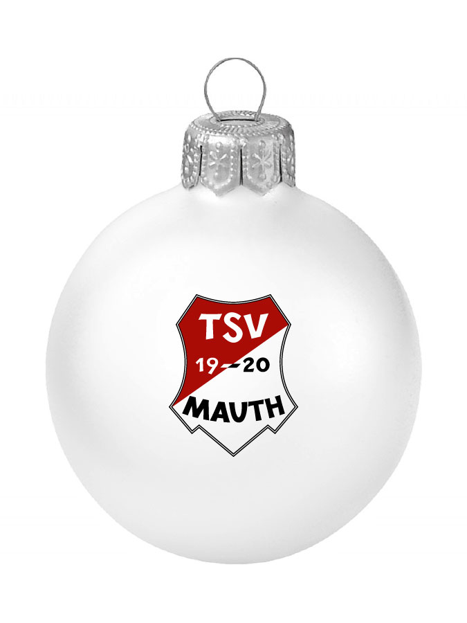 Weihnachtskugel Logo 8cm