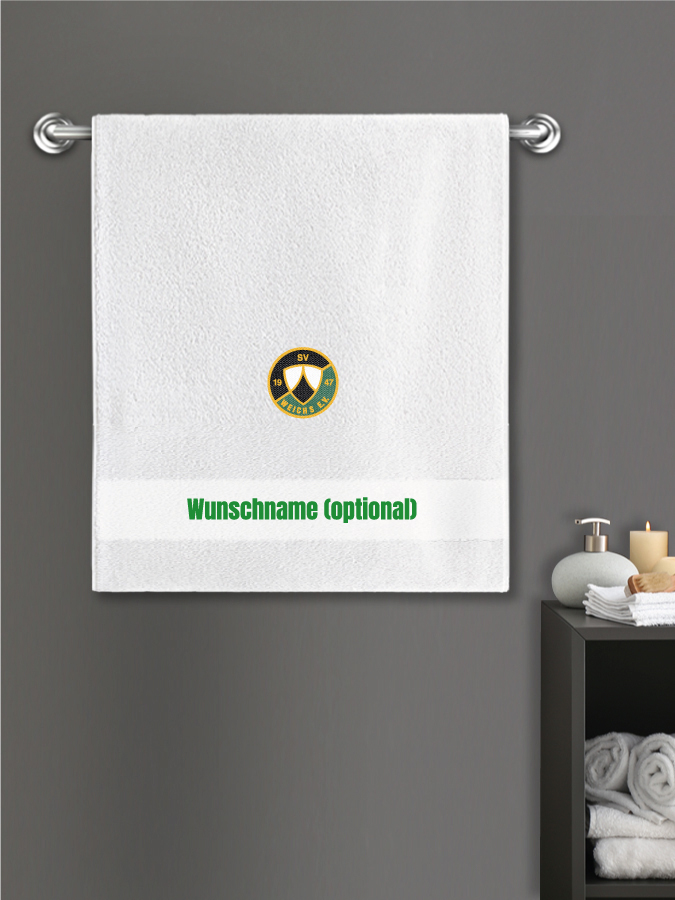 Badehandtuch Team Sticklogo