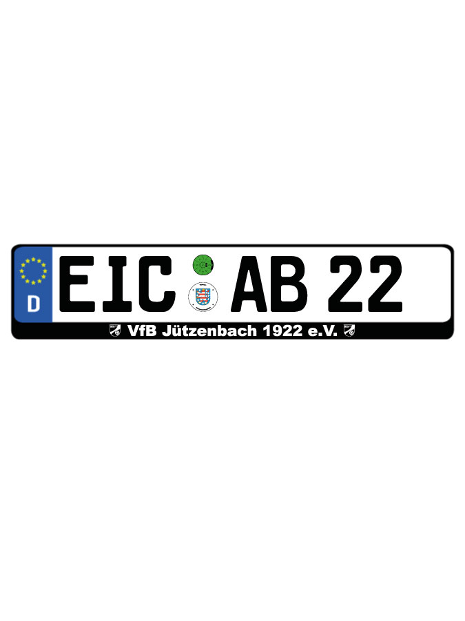 Kennzeichenhalter Kalden (2er Set)