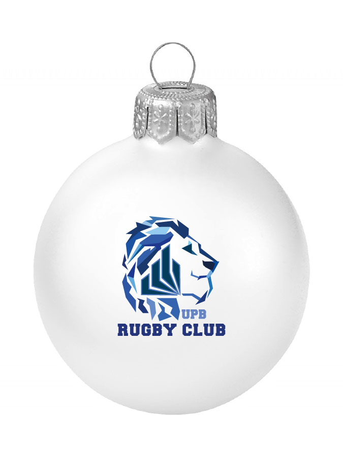 Weihnachtskugel Logo 8cm