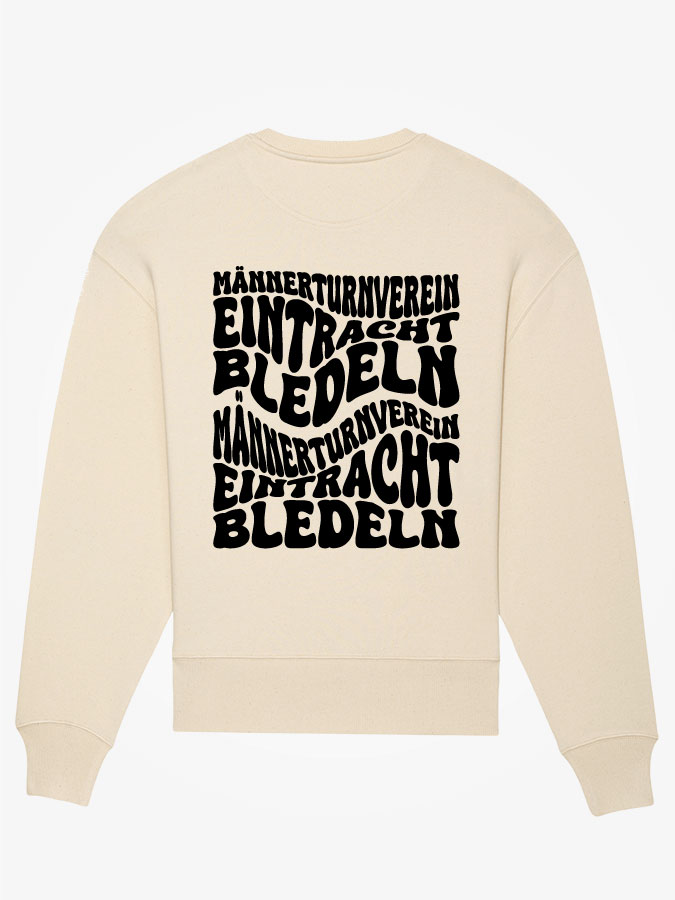Sweatshirt Oversized Wavy Herren