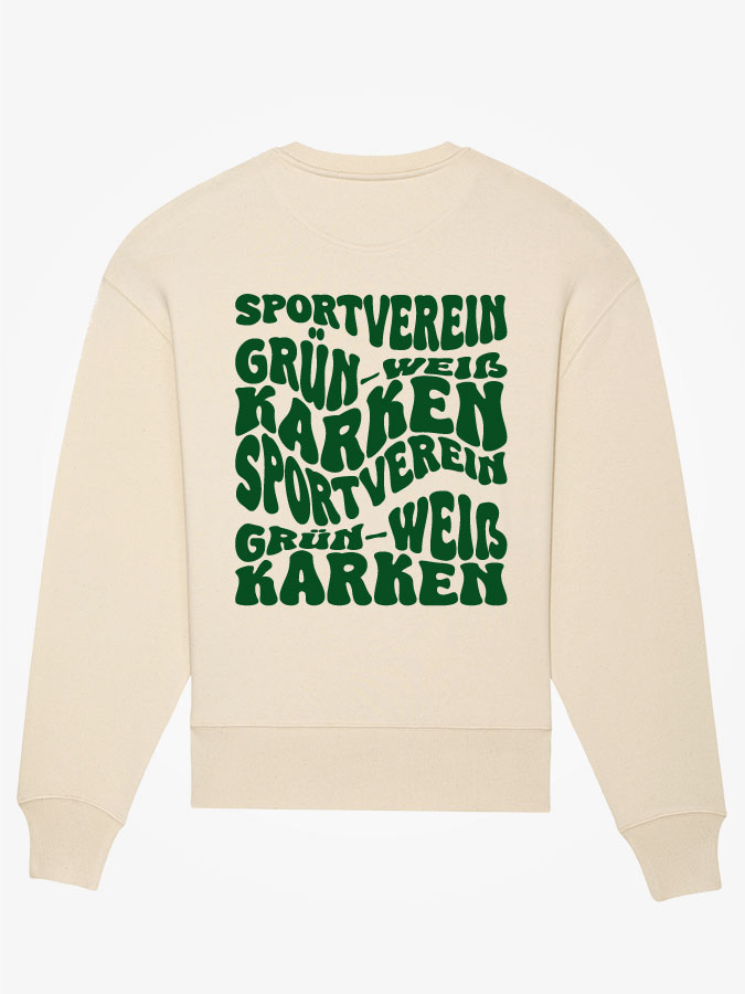 Sweatshirt Oversized Wavy Herren