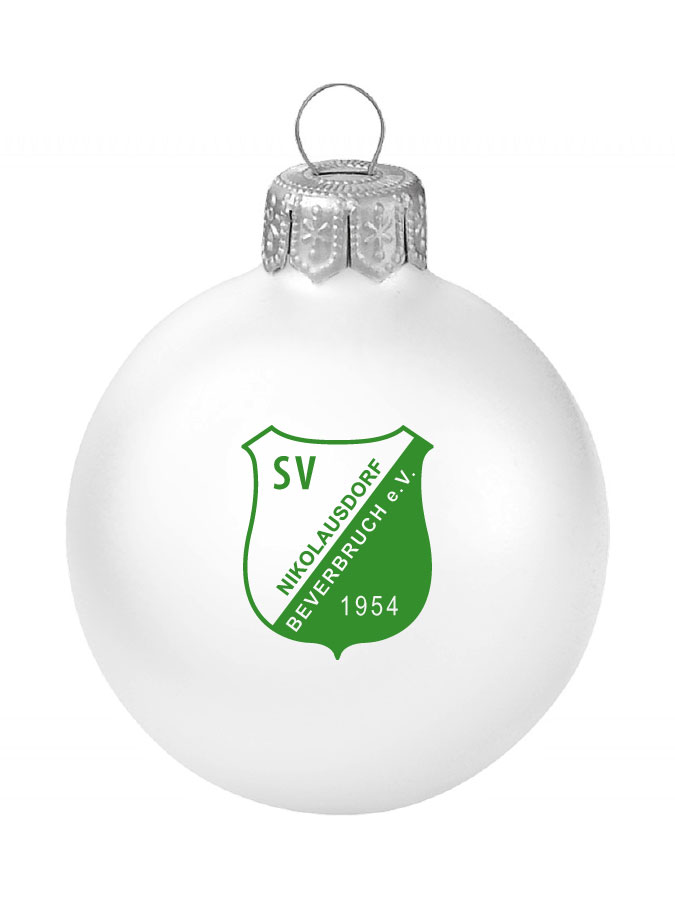 Weihnachtskugel Logo 8cm