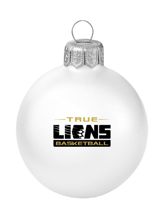 Weihnachtskugel Logo 8cm